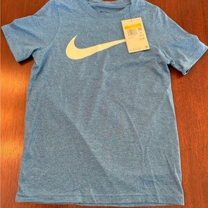 Nike Kids Heather Blue Short Sleeve Tee